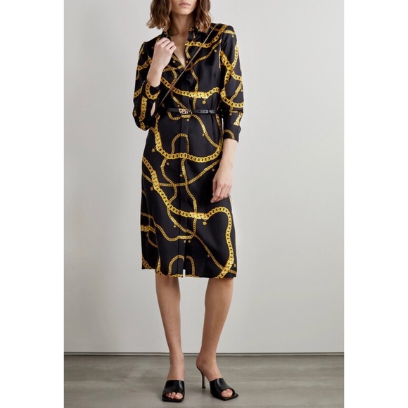 Versace SS22 Greca Print Dress IT40 - Picture 2 of 8